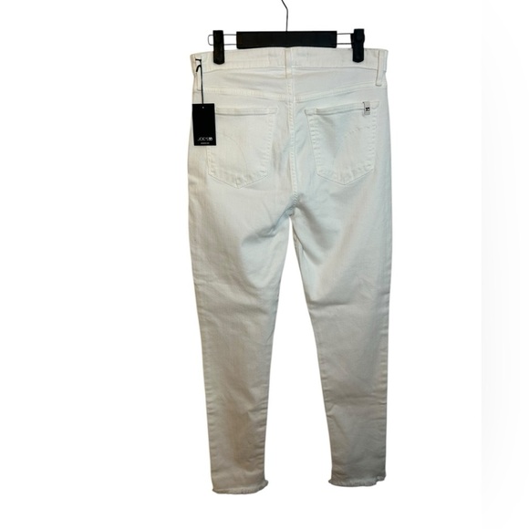 Nwt Joe’s White High Rise Flawless Raw Hem Skinny Ankle Jeans - Picture 2 of 7